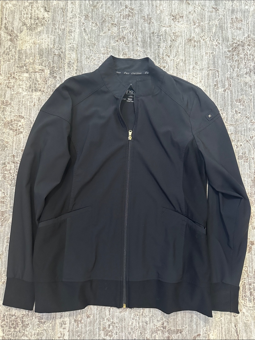 Cherokee iFlex Black Jacket with Zip